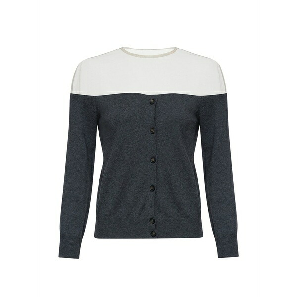 マルタンマルジェラ レディース ジレー アウター Sheer knit cardigan Grey