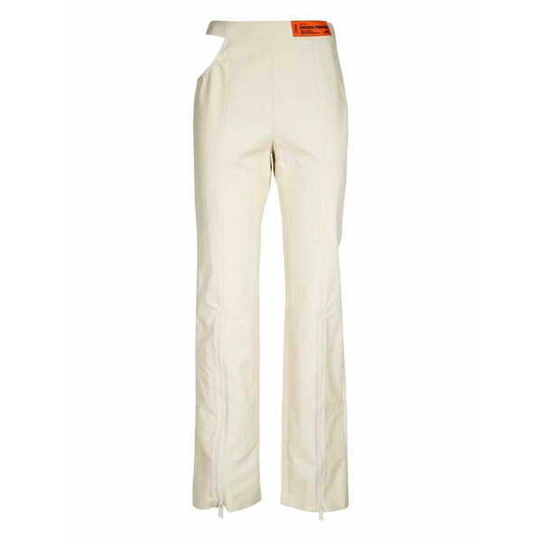 ヘロン プレストン レディース カジュアルパンツ ボトムス Cut-out cotton trousers Neutrals
