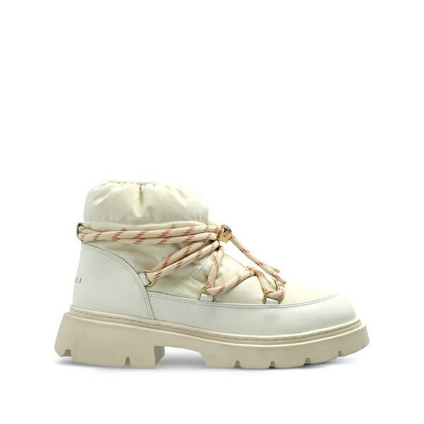 イヌイキー レディース ブーツ シューズ Biker puffer boots Neutrals
