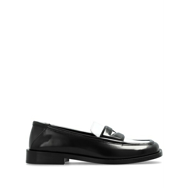 ジ アティコ レディース スリッポン・ローファー シューズ Amanda two-tone leather loafers White