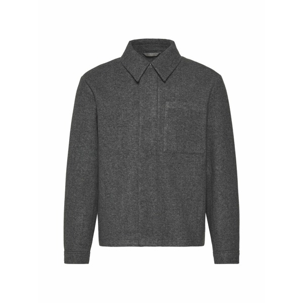カルバンクライン メンズ 上衣＆上衣 アウター Tech filled shirt jacket Grey