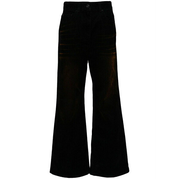 ジュン・ジー レディース デニムパンツ ボトムス Straight-leg jeans Black｜asty 65,340円