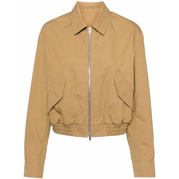 ジュン・ジー レディース 上衣＆上衣 アウター Zip-up cotton jacket Neutrals