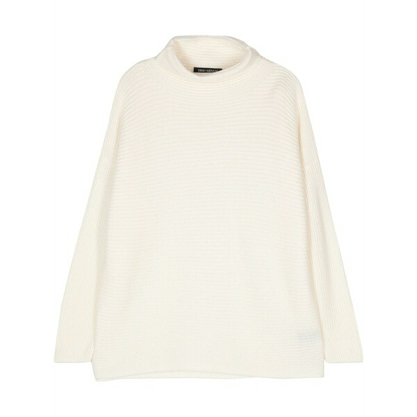 花ショウブ 電話機 アーニム レディース 編み物\u0026プルオーバー アウター Capri sweater White