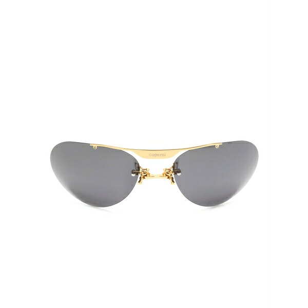 コペルニ レディース 黒眼鏡＆アイウェア 付属物 Pilot-frame clip-on sunglasses Black