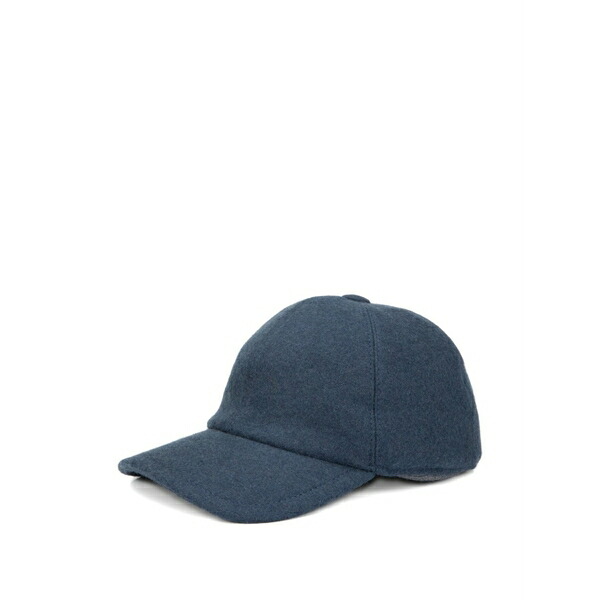 フェデーリ メンズ 鳥打ち帽 付属物 Cashmere cap Blue