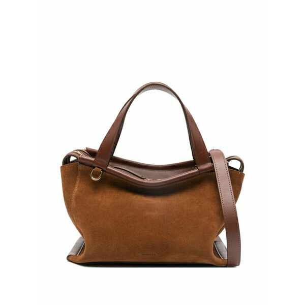 ワンドラー レディース トートバッグ バッグ Ida suede tote bag Brown