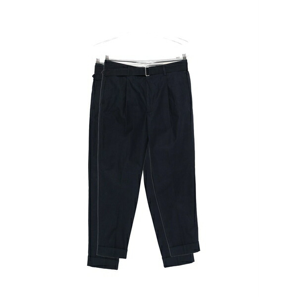 オフィシンジェネレール メンズ 心地好いズボン下 ボトムス Tailored trousers Blue