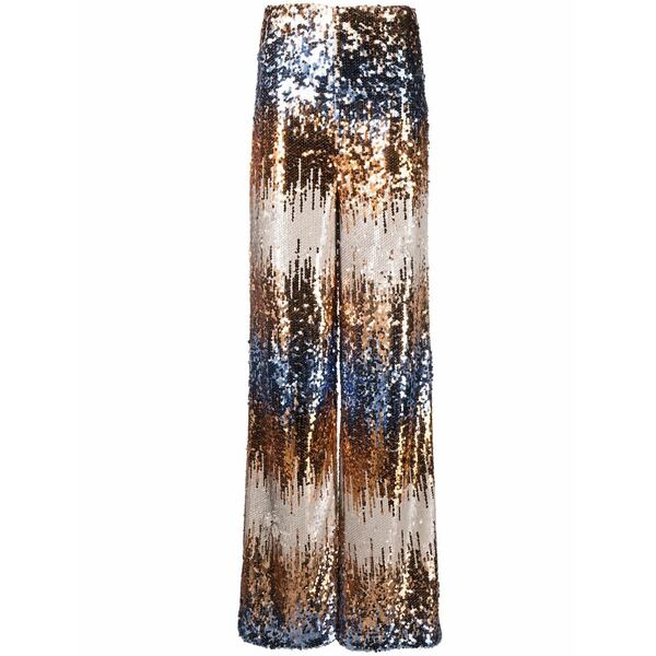 フィリッププレイン レディース カジュアルパンツ ボトムス Gothic plein sequinned trousers Gold｜asty