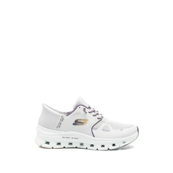 スケッチャーズ レディース スリッポン・ローファー シューズ Glide-step pro lace-up logo sneakers Purple