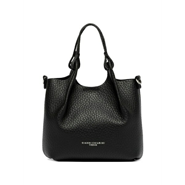 ジャンニ・キアリーニ レディース ショルダーバッグ バッグ Dua leather shoulder bag Black|asty