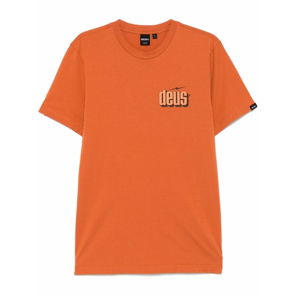 デウス 抽出エキス マキナ メンズ プルオーバー トップス Bolter t-shirt Orange
