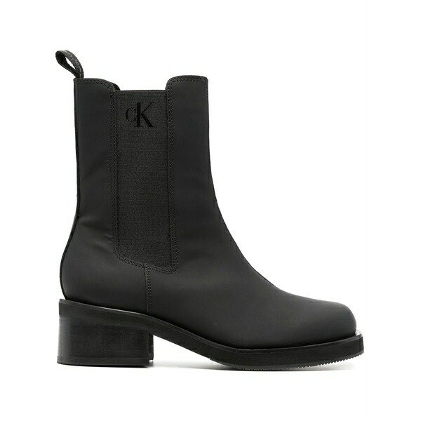 カルバンクライン レディース ブーツ シューズ 50粍 leather chelsea boots Black