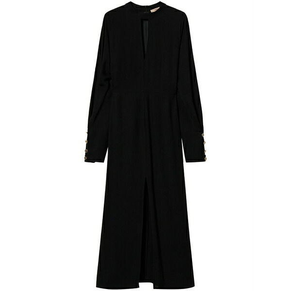 ツイン仕掛ける レディース 衣装 トップス Georgette MIDI dress Black