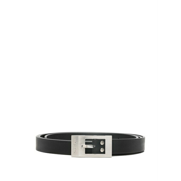リックオウエンス レディース 三尺帯 付属物 Square-buckle belt Black