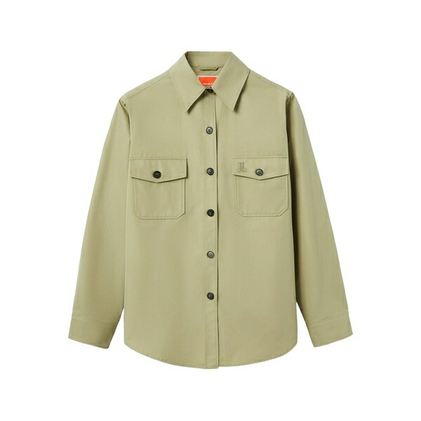 ラ・ダブル・ジェイ レディース 上衣＆上衣 アウター Embroidered cotton jacket Green
