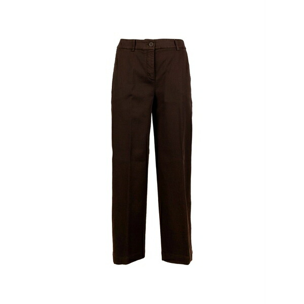 ヴィア マシーニ レディース 心地好いズボン下 ボトムス Straight-leg trousers Brown