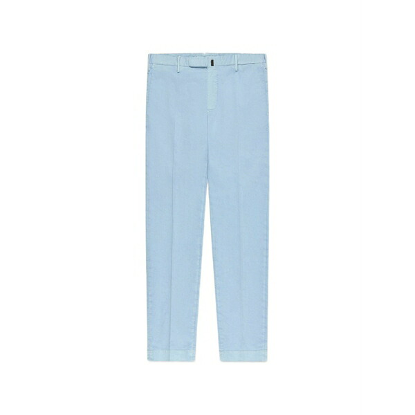 投げること御召しもの メンズ 心地好いズボン下 ボトムス Buttoned trousers Blue