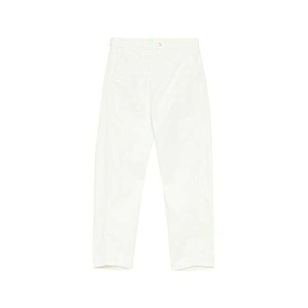 オーエーエムシー メンズ デニムパンツ ボトムス Tapered jeans White|asty