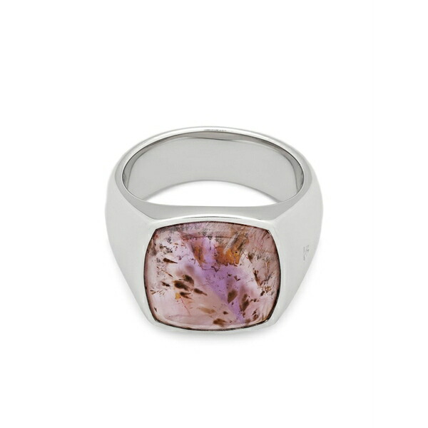 トム白木 メンズ 輪っか 付属物 Cushion sakura ring Silver