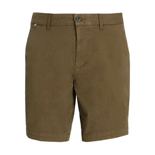 元締め メンズ 心地好いズボン下 ボトムス Tailored chino shorts Green