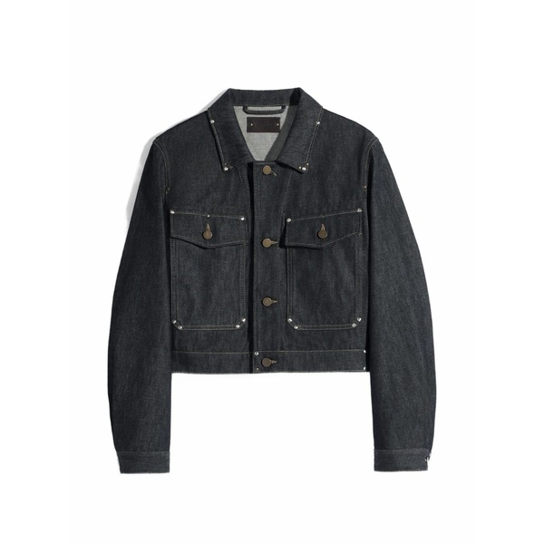 ルメール レディース 上衣＆上衣 アウター Studded cropped denim jacket Blue