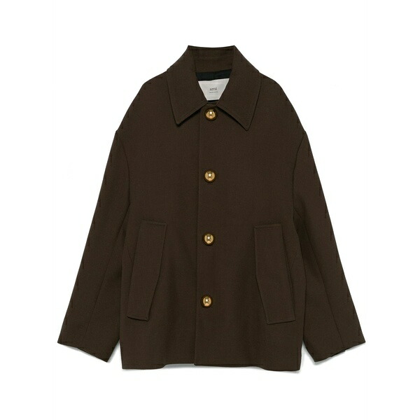 意中の女 レディース 上衣＆上衣 アウター Virgin-wool jacket Brown