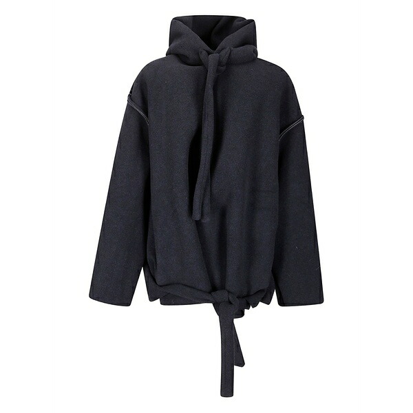 オットリンガー レディース パーカー・スウェットシャツ アウター Drawstring-hood laser-cut jacket Blue