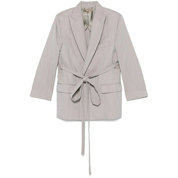 ヴィクトリア ベッカム レディース 上衣＆上衣 アウター Tailored belted blazer Purple