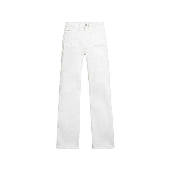ラルフローレン レディース デニムパンツ ボトムス Wide-leg jeans White|asty