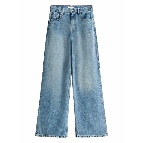 トミー ヒルフィガー レディース デニムパンツ ボトムス Wide-leg jeans Blue