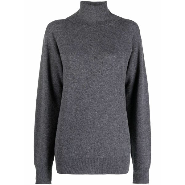 ジル・サンダー レディース 編み物\u0026スウェーター アウター Roll-neck cashmere jumper Grey