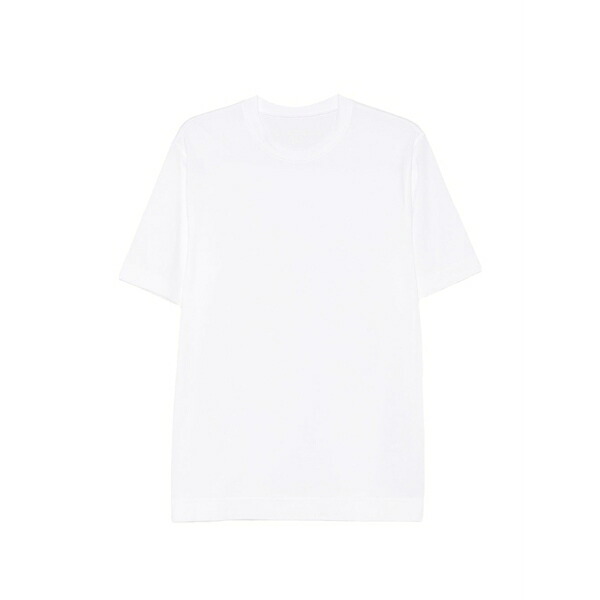 チルコロ1901 メンズ スポーツシャツ トップス Crew-neck short-sleeve t-shirt White