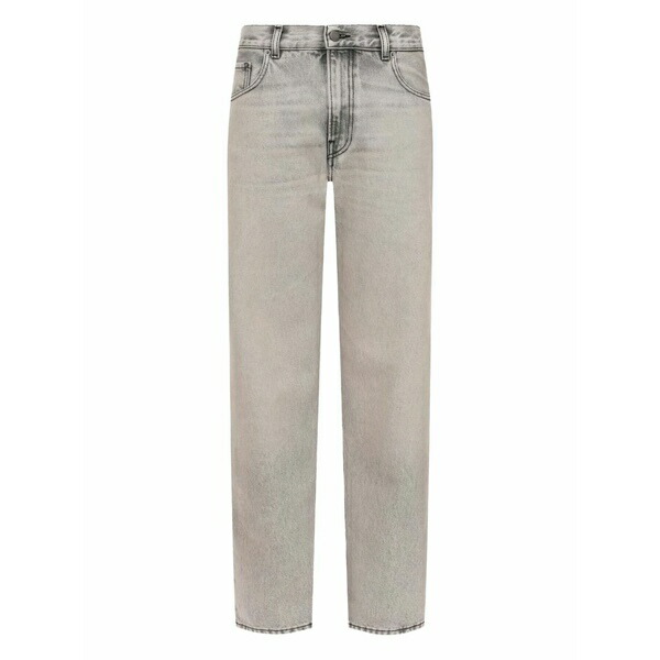 ハイクール レディース デニムパンツ ボトムス Logo-patch jeans Grey