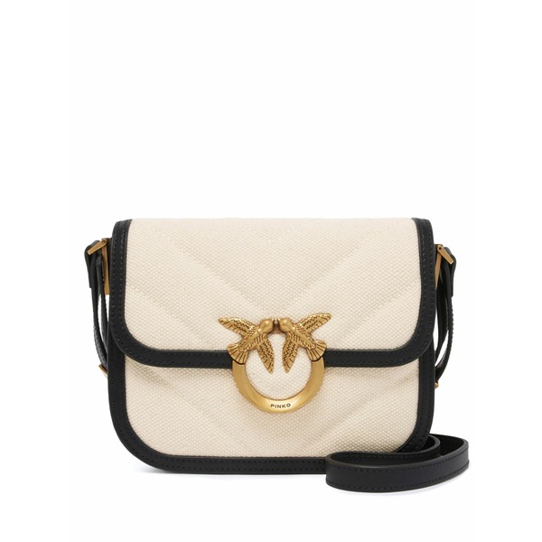 ピンコ レディース ショルダーバッグ 御徒面子 Quilted shoulder bag Neutrals