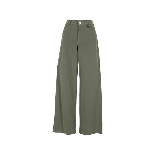 ロレーナアントニアッツィ レディース カジュアルパンツ ボトムス Star-charm wide-leg trousers Green|asty