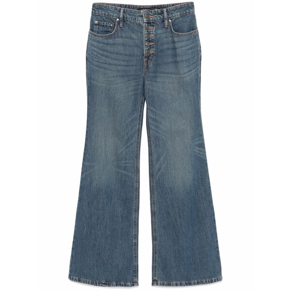 ラルフローレン レディース ジーンズズボン下 ボトムス Flared jeans Blue