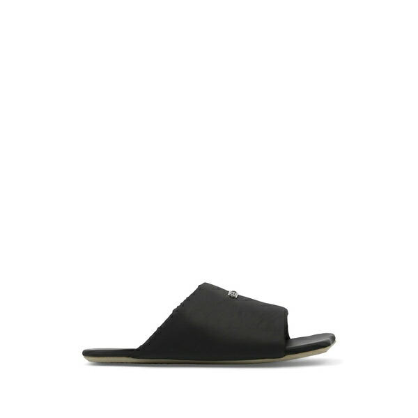 マルタンマルジェラ メンズ サンダル シューズ Logo-plaque sandals Black