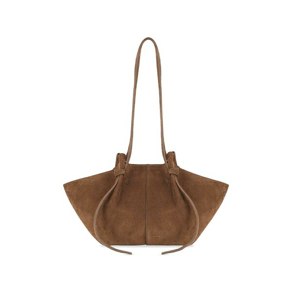 ユゼフィ レディース ショルダーバッグ 御徒面子 Mochi suede shoulder bag Brown