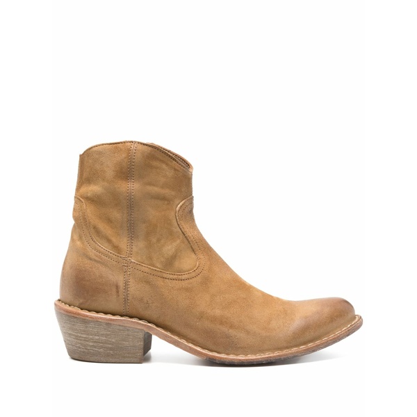 モマ レディース ブーツ シューズ 50粍 dallas ankle boots Brown