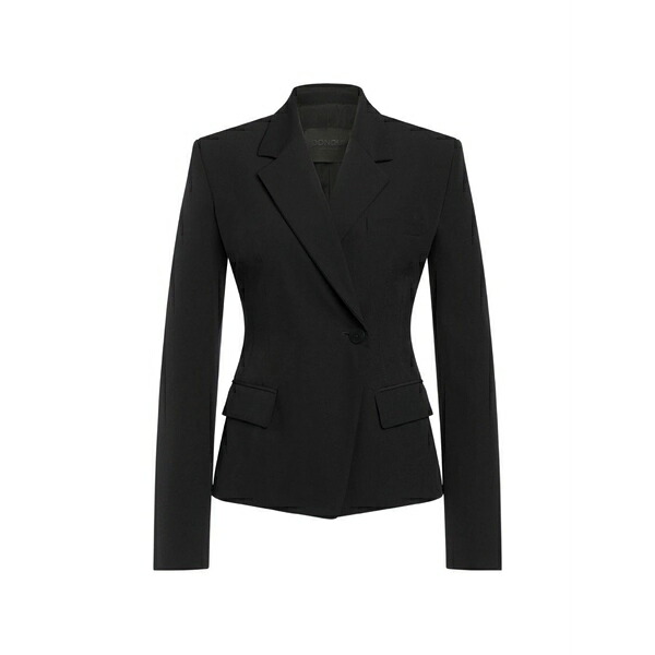 ドンダップ レディース 上衣＆上衣 アウター Pocket blazer Black