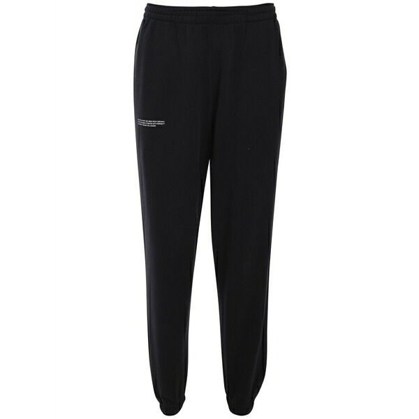 食麺麭ガイア レディース 心地好いズボン下 ボトムス Midweight track pants  Black