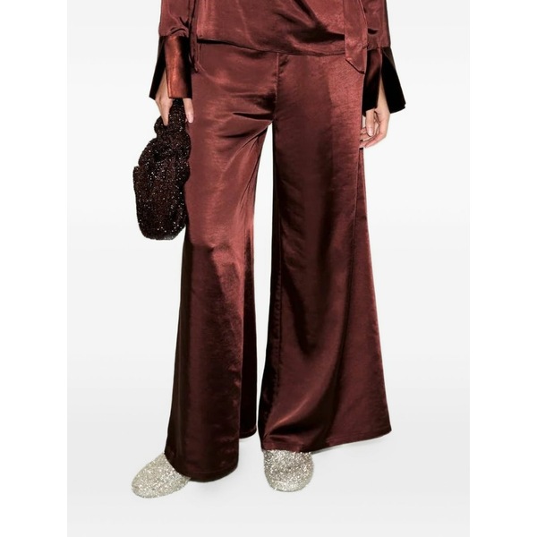 サイモンミラー レディース カジュアルパンツ ボトムス Wide-leg trousers Brown