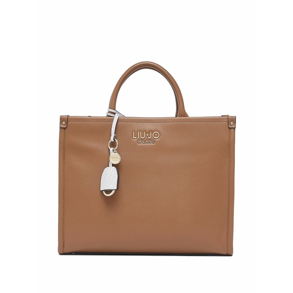 リュージョー レディース トートバッグ バッグ Charm-detail tote bag Brown｜asty