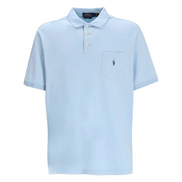 ラルフローレン メンズ スポーツシャツ トップス Logo-embroidered cotton polo shirt Blue