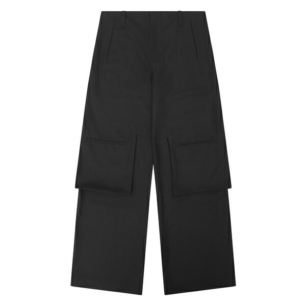 ヘリオットエミル メンズ カジュアルパンツ ボトムス Ferro double-pocket tailored trousers Black|asty