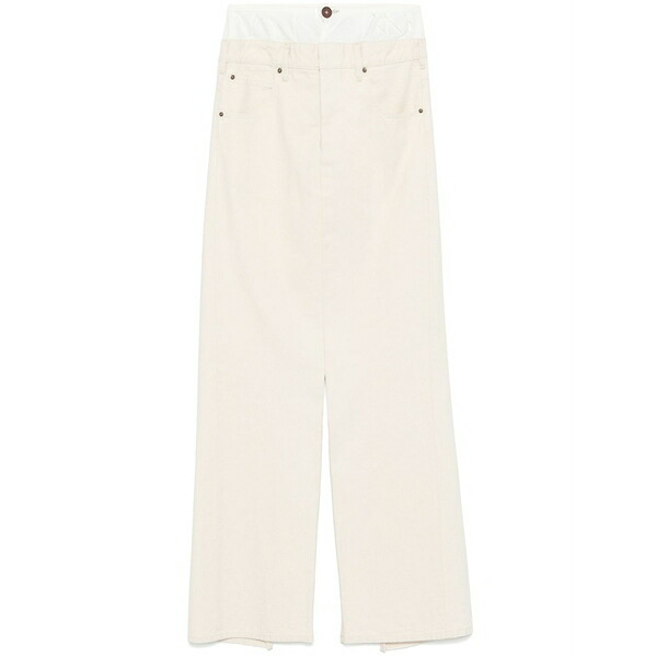 マルタンマルジェラ レディース スコート ボトムス Denim MIDI skirt Neutrals