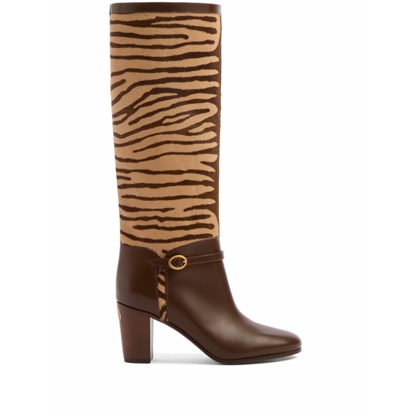 ヴァレンティノ ガラヴァーニ レディース ブーツ シューズ Pattie knee-high boots Brown