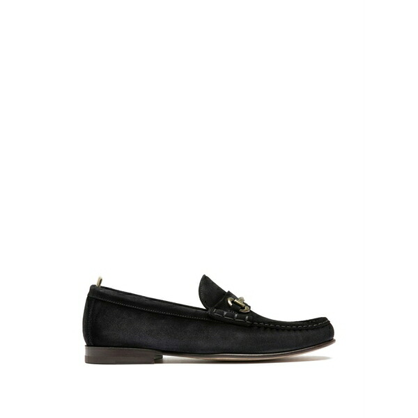 オフィチーネ 創造的 メンズ スリッポン・ローファー シューズ Balfron horsebit suede loafers Blue