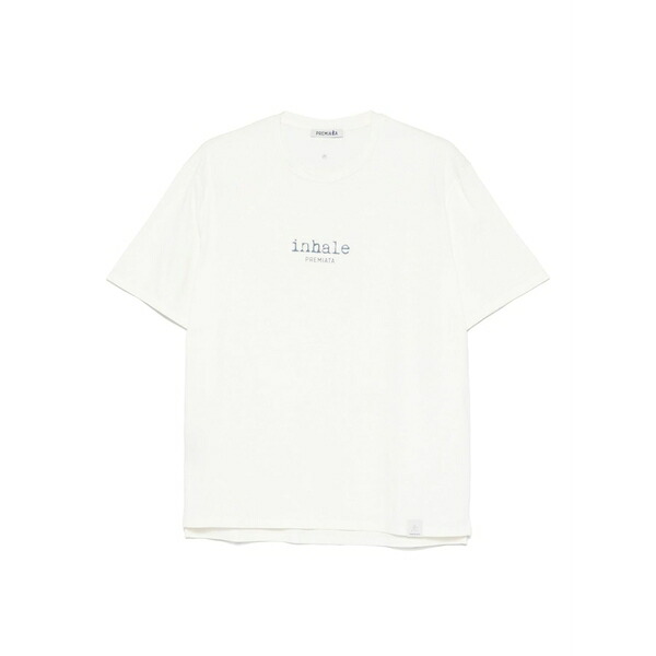 プレミアータ メンズ Tシャツ トップス Logo-print t-shirt White｜asty 21,360円